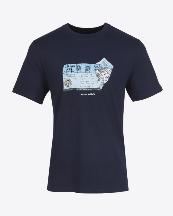 Leicester City Blue Army Matchday T-Shirt - Mens
