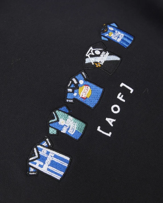 LCFC x AOF - Black Classic Shirt Hoody