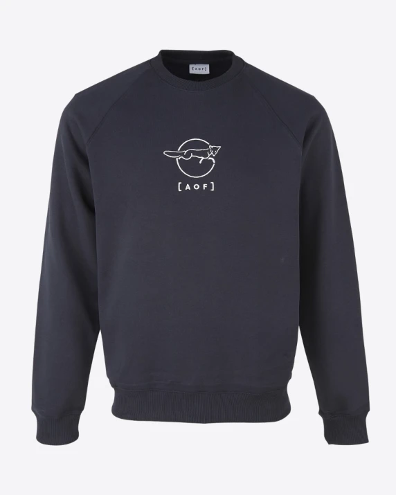 LCFC x AOF - Navy Running Fox Sweatshirt