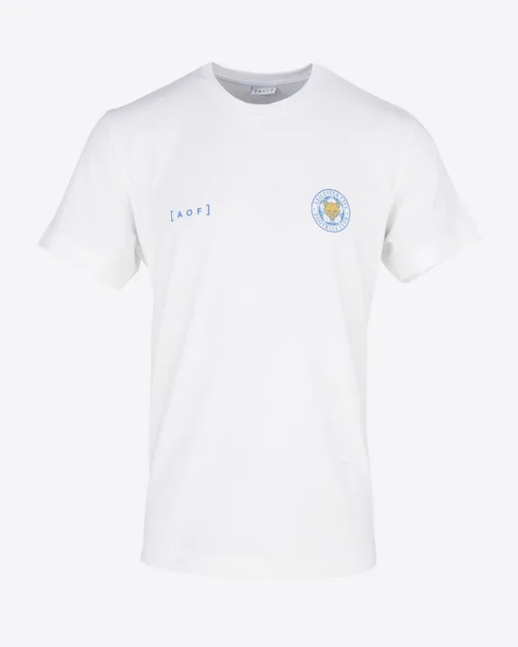 LCFC x AOF - White 90s Crest T-Shirt