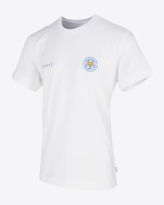 LCFC x AOF - White 90s Crest T-Shirt