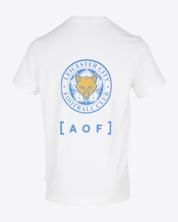 LCFC x AOF - White 90s Crest T-Shirt