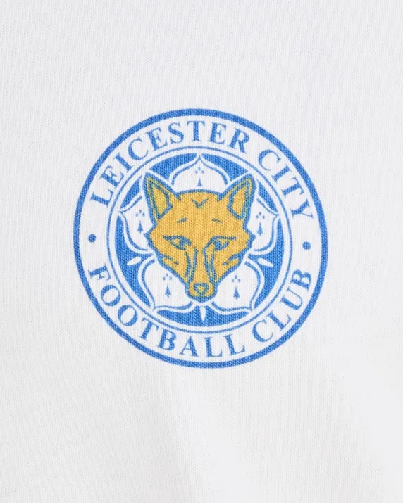 LCFC x AOF - White 90s Crest T-Shirt