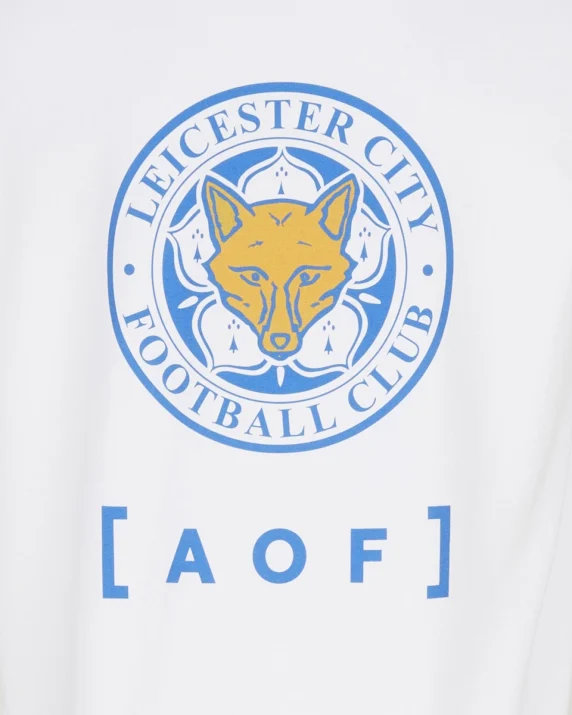 LCFC x AOF - White 90s Crest T-Shirt