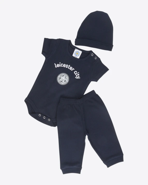 Leicester City Crest 3 Piece Set - Baby