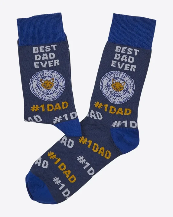 Leicester City Best Dad Socks