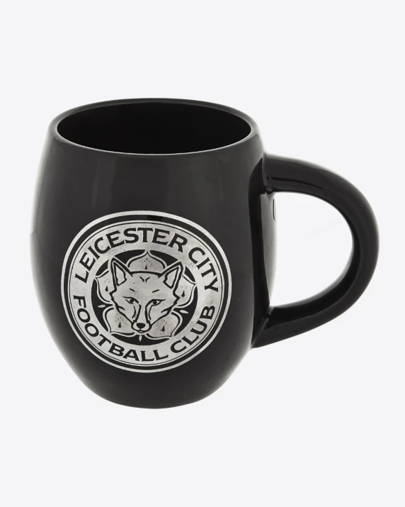 Leicester City Black Crest Tea Tub Mug
