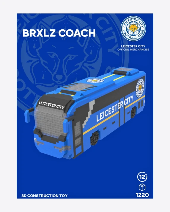 Leicester City BRXLZ Team Coach Model