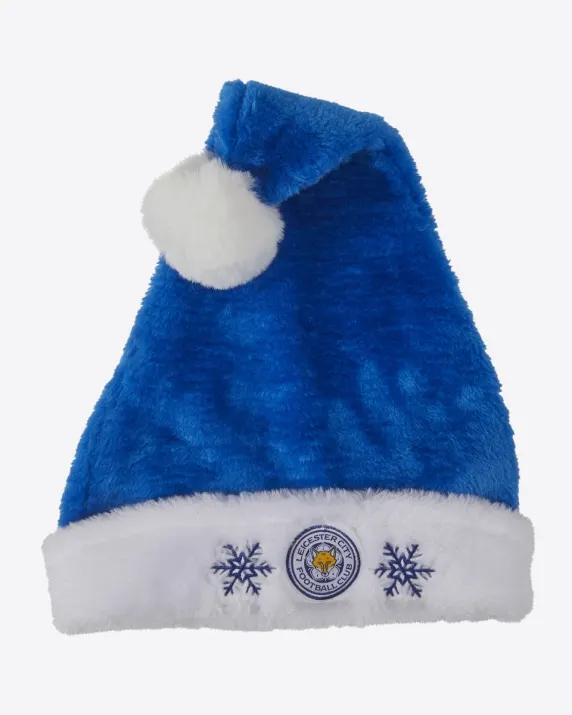 Leicester City Christmas Snowfall Santa Hat
