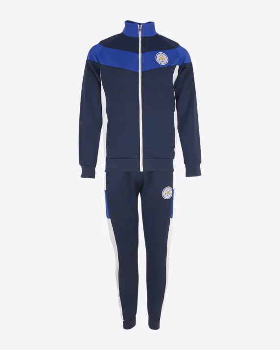 Leicester City Colour Block Tracksuit - Mens