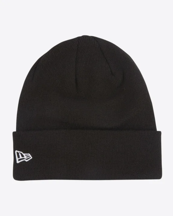 Leicester City New Era Black Cuff Knit Beanie Hat