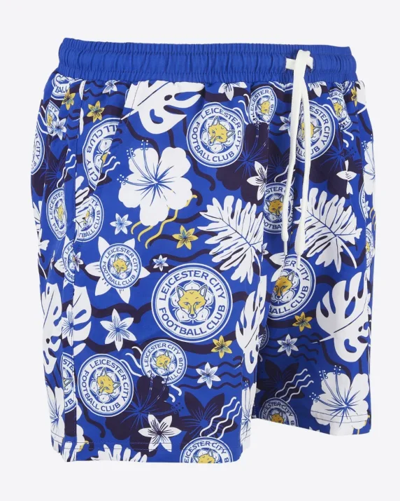 Leicester City Hawaiian Swim Short - Mens