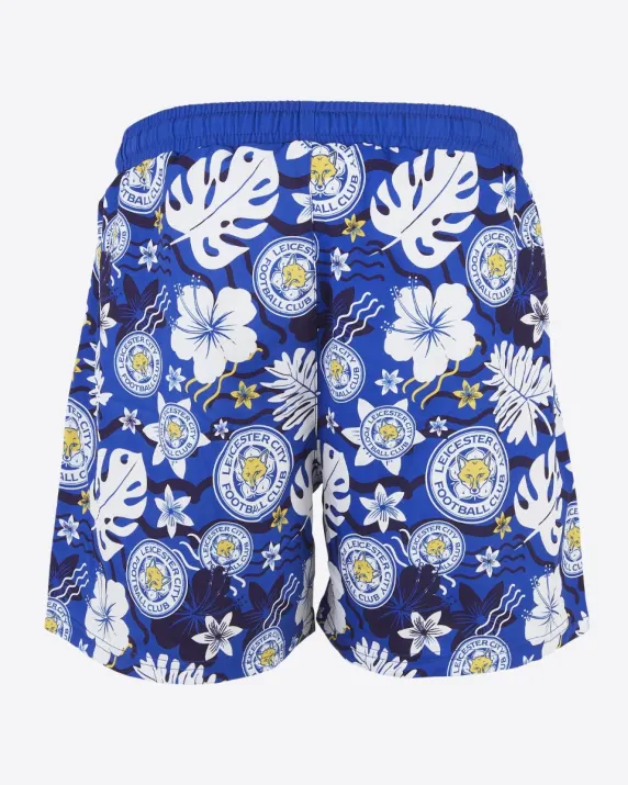Leicester City Hawaiian Swim Short - Mens