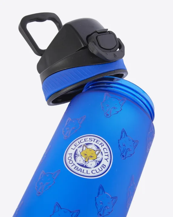 Leicester City Blue Flip Top Water Bottle