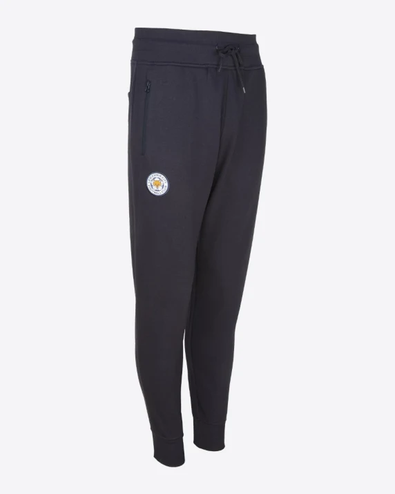 Leicester City Navy Essential Crest Jogger - Mens