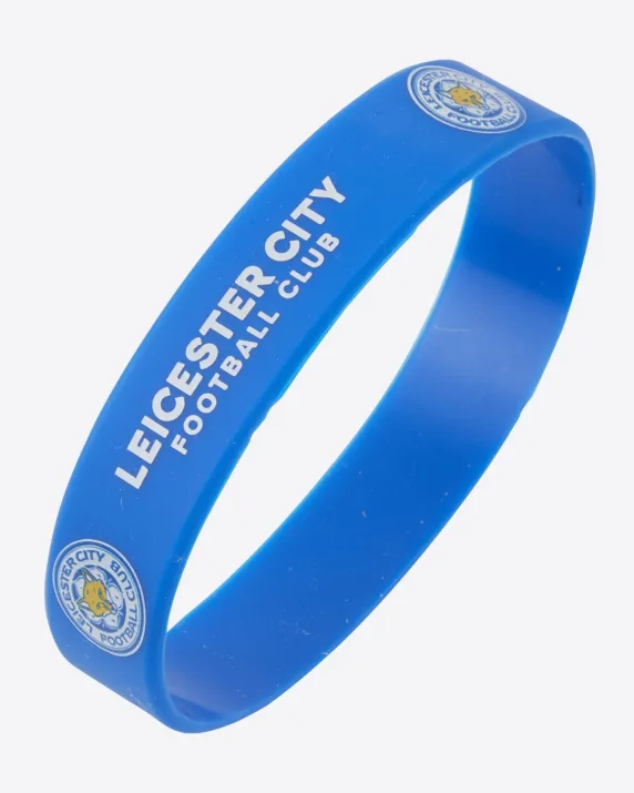 Leicester City Crest Silicone Wristband