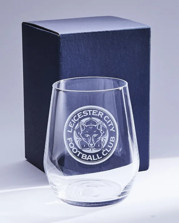 Leicester City Crest Rum Glass