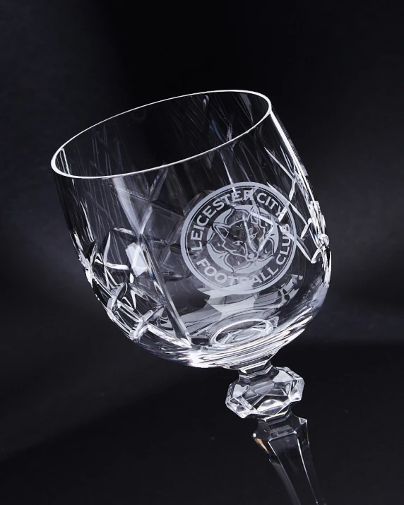 Leicester City Wine Glass