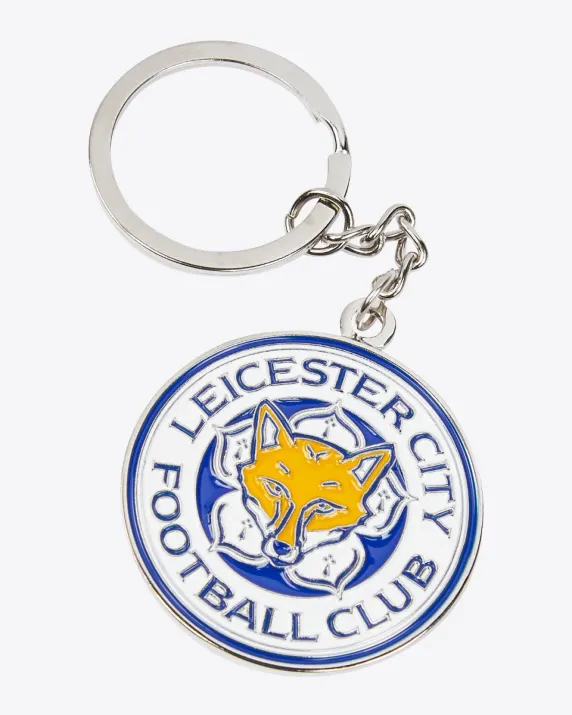 Leicester City Enamel Crest Keyring