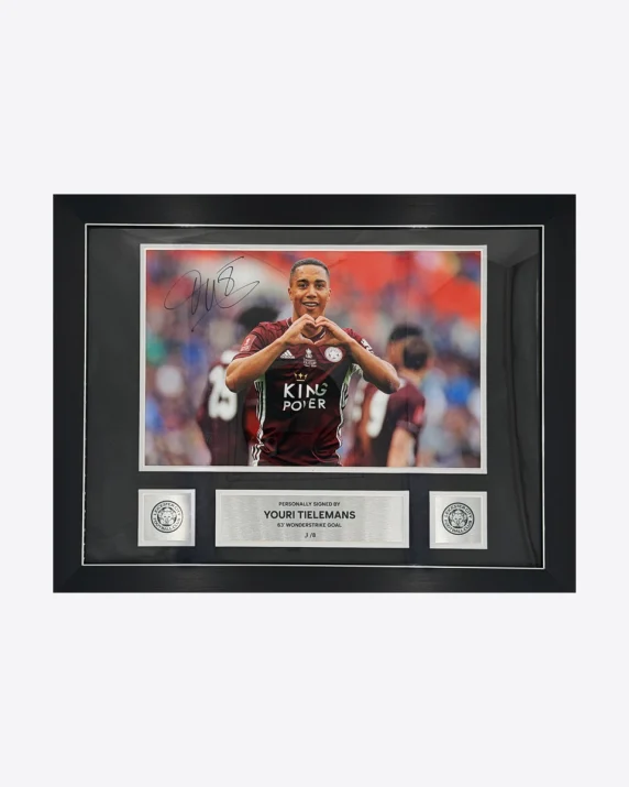 FA Cup 2021 Winners -  TIELEMANS Signed Framed Photo