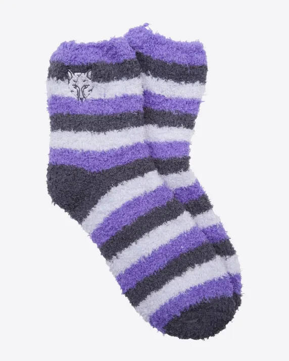 Leicester City Navy Slipper Socks - Womens