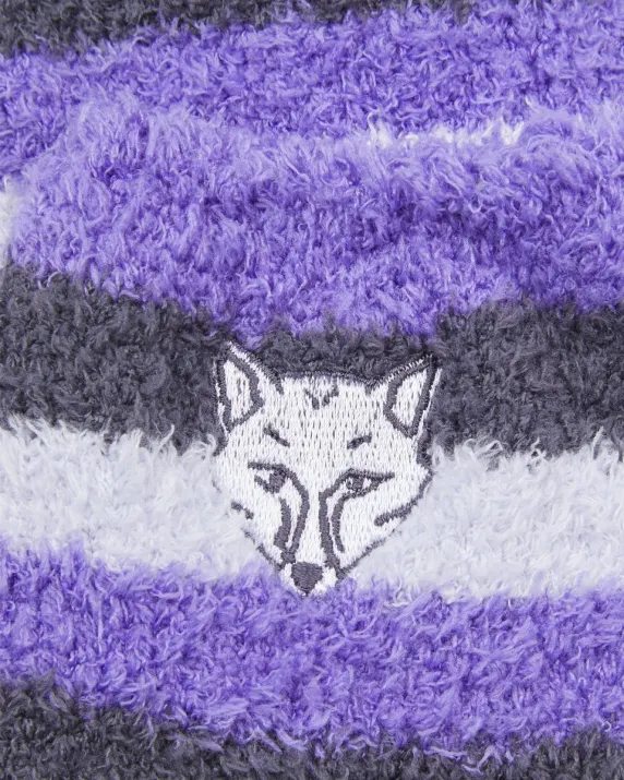 Leicester City Navy Slipper Socks - Womens