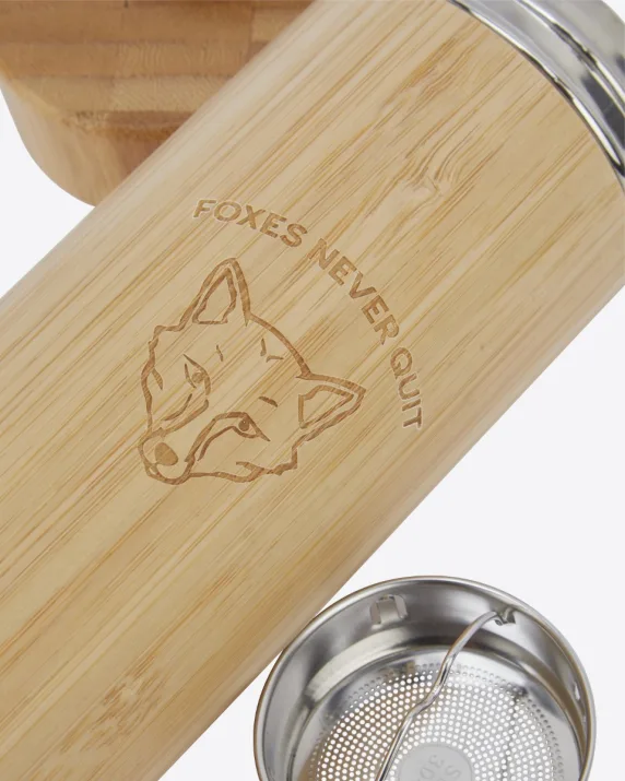 Leicester City Foxhead Bamboo Flask