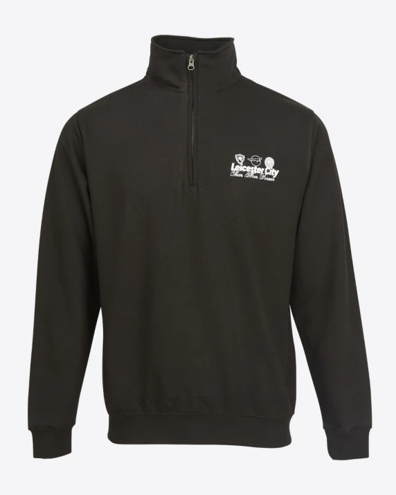 Leicester City Fosse to City 1/4 Zip Sweatshirt - Mens