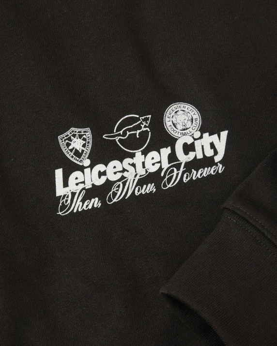 Leicester City Fosse to City 1/4 Zip Sweatshirt - Mens