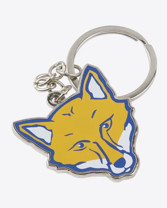Leicester City Full Colour Foxhead Keyring