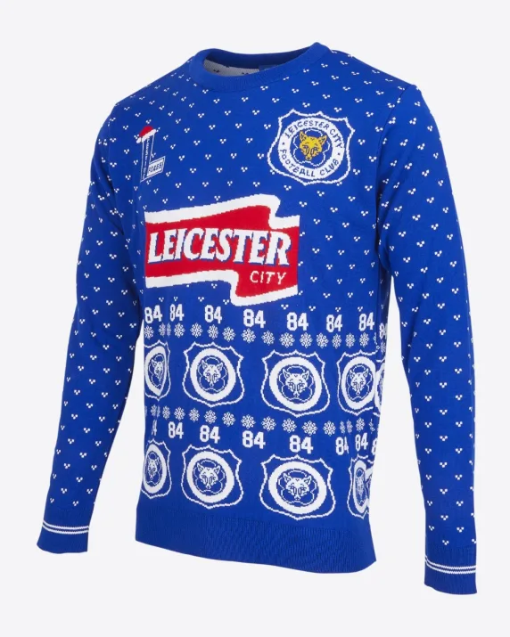 Leicester City 96/98 Retro Christmas Jumper - Adults