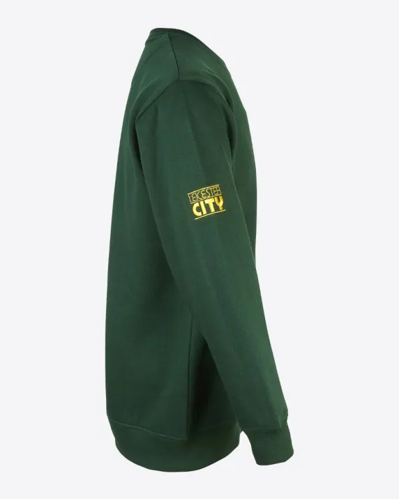 Leicester City Green Essential Retro Sweatshirt - Mens