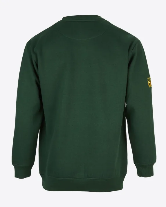 Leicester City Green Essential Retro Sweatshirt - Mens