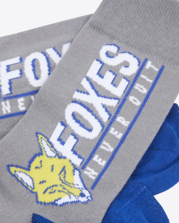 Leicester City FNQ Wordmark Socks - Grey