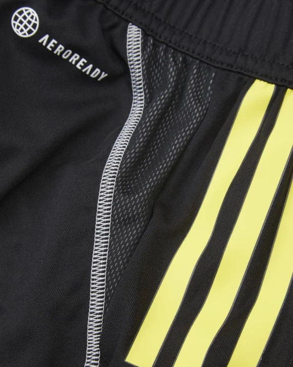 2023/24 Black/Yellow Training Shorts - Kids