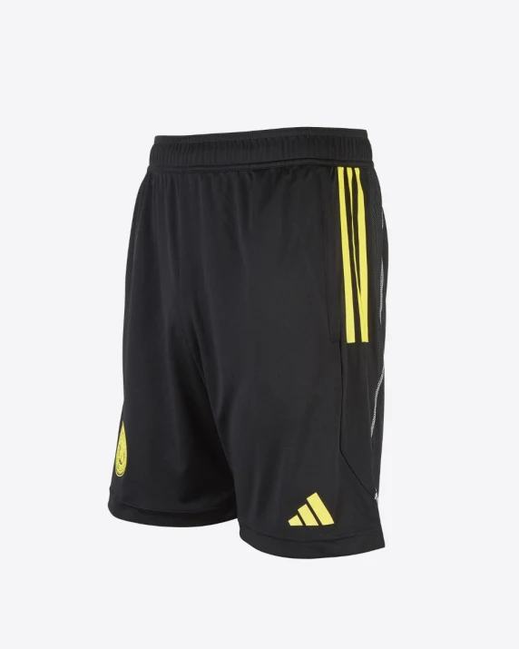 2023/24 Black/Yellow Training Shorts - Mens