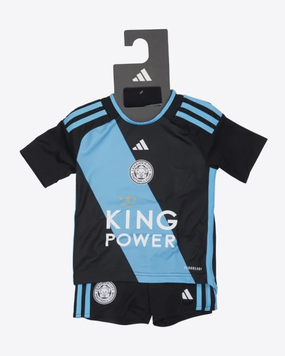 เสื้อแข่งทีมเยือน เลสเตอร์ ซิตี้ ฤดูกาล 2023/24 - ชุดเซ็ทเด็ก