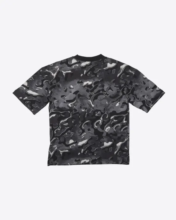 adidas Black Print T-Shirt - Kids
