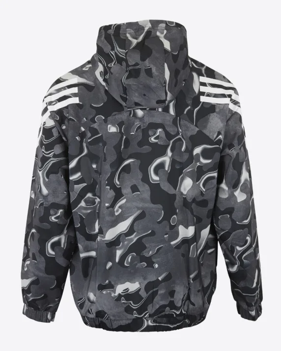 adidas Black Print Jacket - Mens