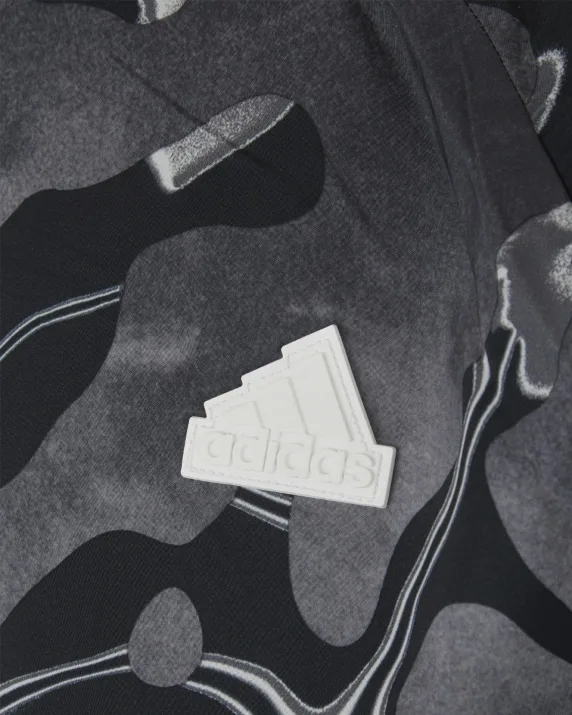 adidas Black Print Jacket - Mens