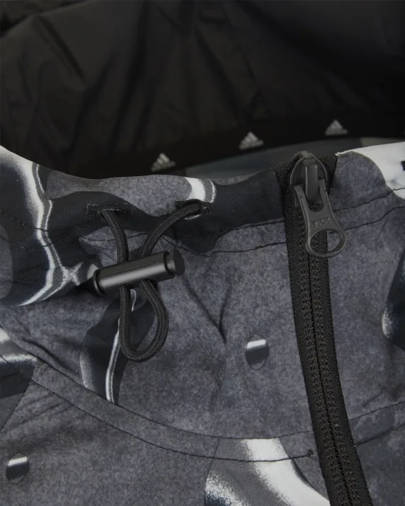 adidas Black Print Jacket - Mens