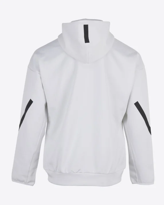 adidas Z.N.E White Full Zip Hoody - Adults