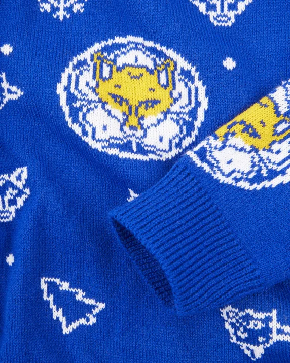 Leicester City Festive Foxes Christmas Jumper - Kids