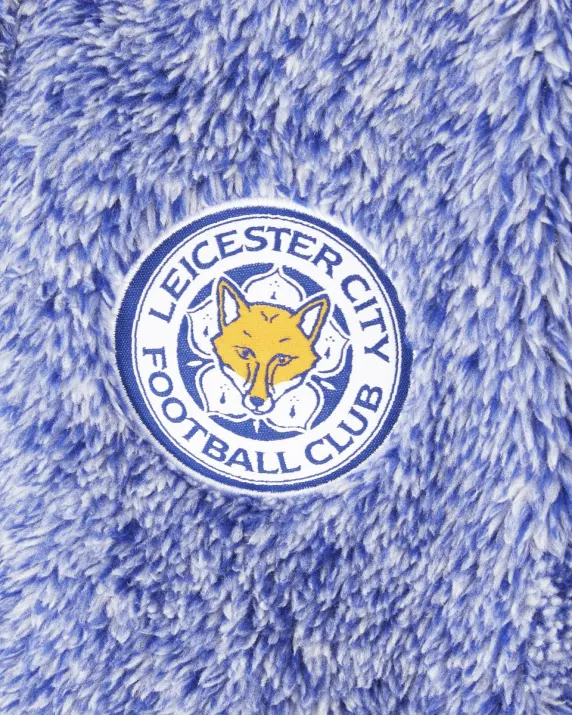 Leicester City Crest Fleece Robe - Kids