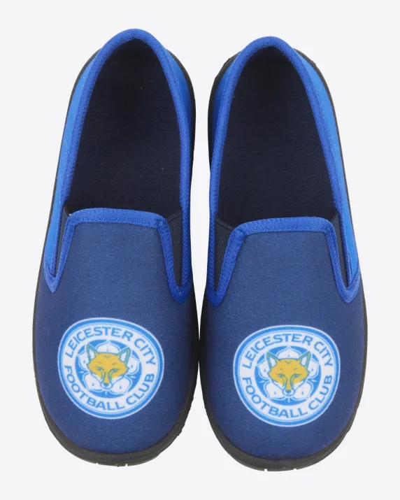 Leicester City Crest Slippers - Kids