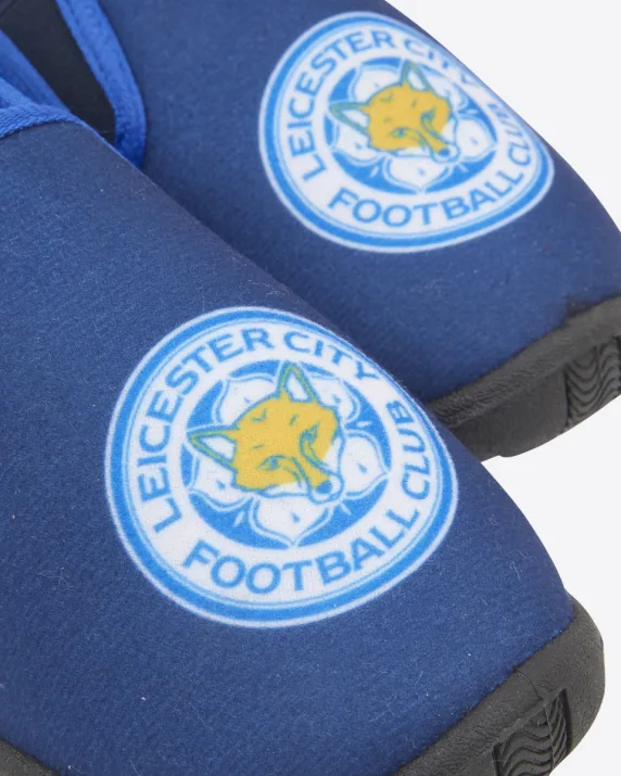 Leicester City Crest Slippers - Kids