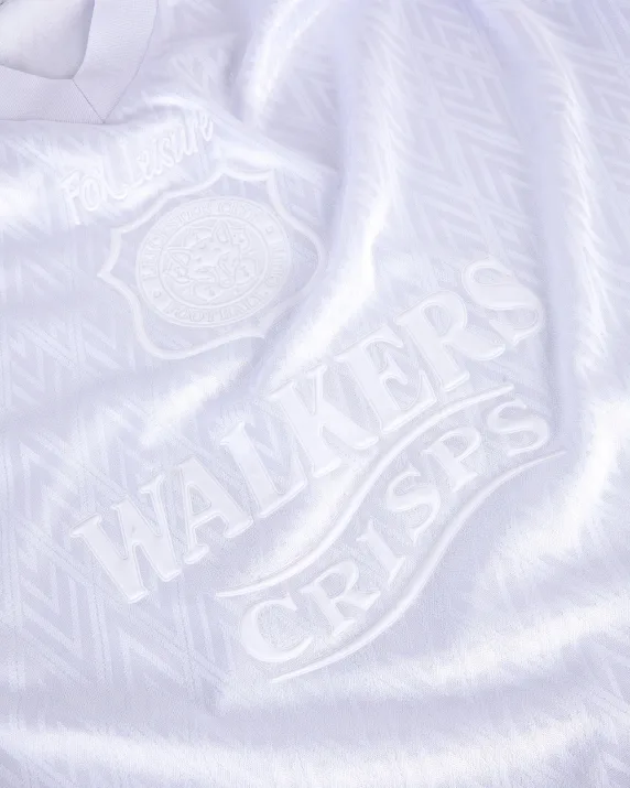 Leicester City Retro Shirt 1995 Whiteout