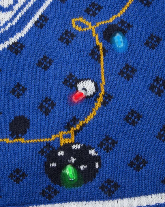 Leicester City Light Up Christmas Jumper - Kids