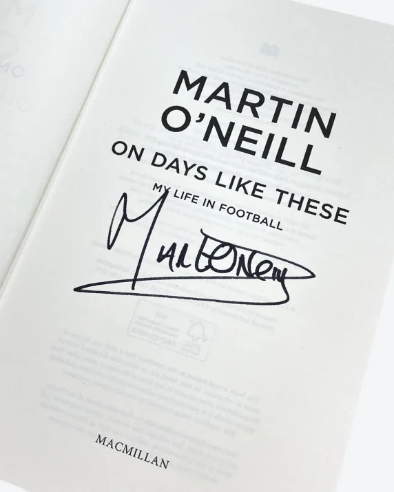 Martin O'Neill Book