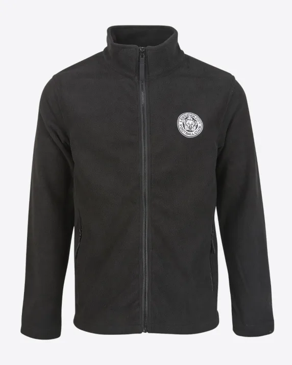 Leicester City Black Fleece Jacket - Mens